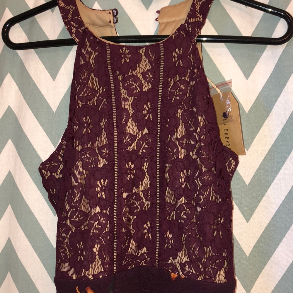 LACE floral Cocktail DRess!!!! - Picture 3 of 6